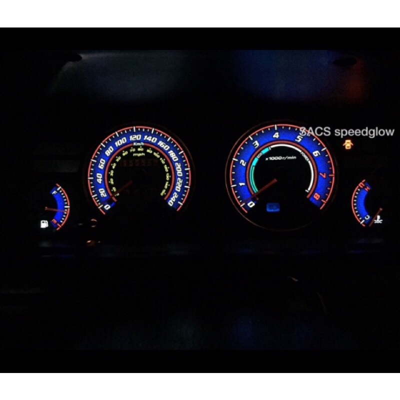 plat speedometer indiglow greco great corolla