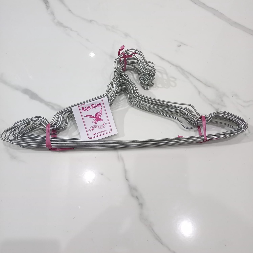 HANGER BAJU DEWASA JUMBO RAJA ELANG BAHAN KUAT / GANTUNGAN BAJU JUMBO / HANGER KAWAT JUMBO