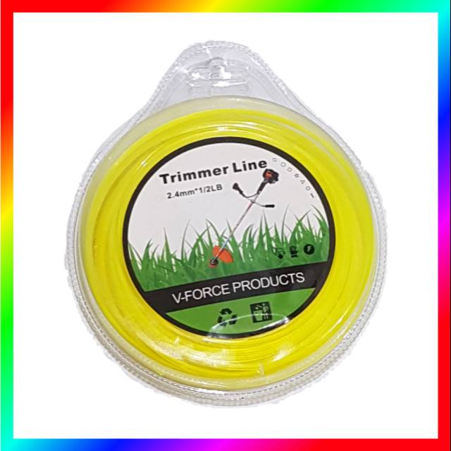 TALI SENAR TRIMMER LINE BABAT RUMPUT 2.4MM * 1/2 LB