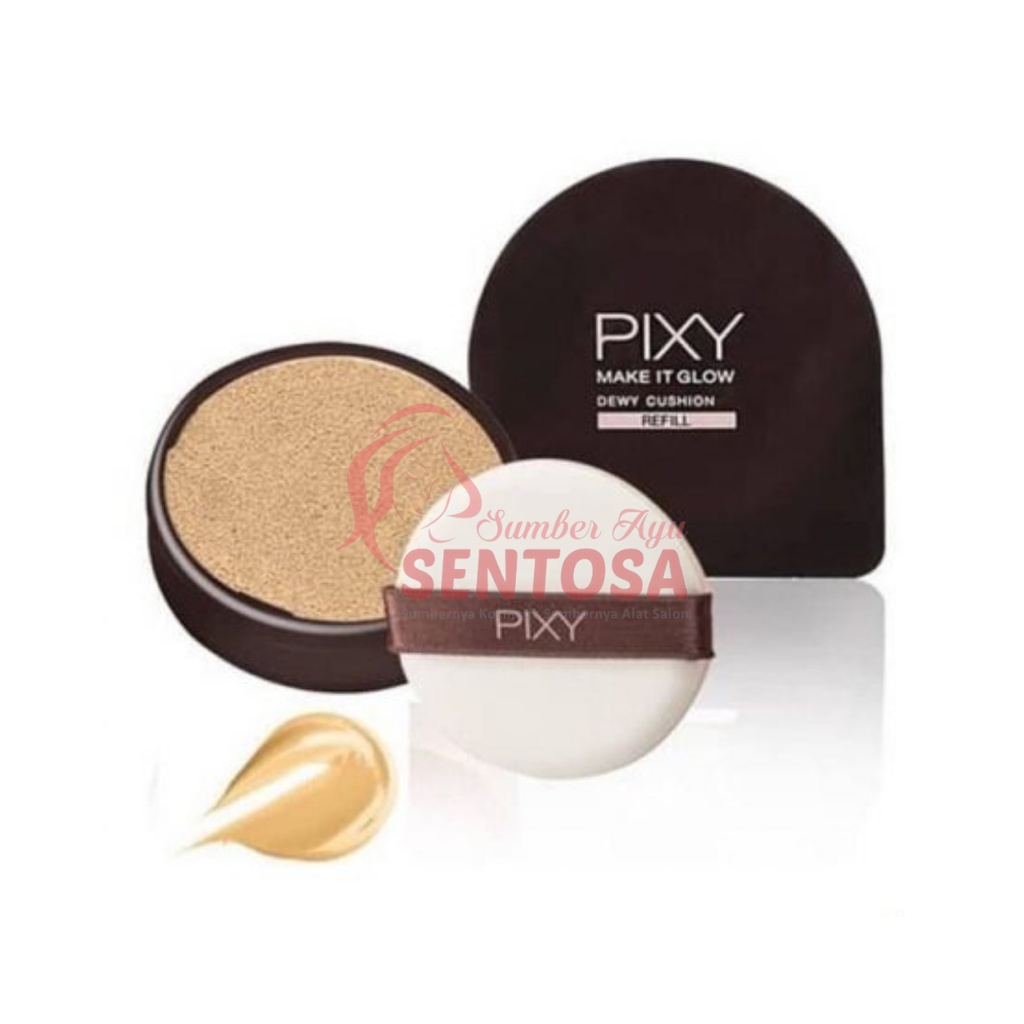 PIXY MAKE IT GLOW SILKY POWDERY CAKE 10GR (REFILL)