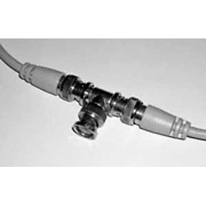 BNC T Connector, 1 BNC Male to 2 BNC Female