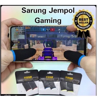 SARUNG JARI JEMPOL GAMER 1 set isi 2pcs ANTI KERINGAT / BASAH / SARUNG JEMPOL GAME PUBG MOBILE LEGEND FREE FIRE