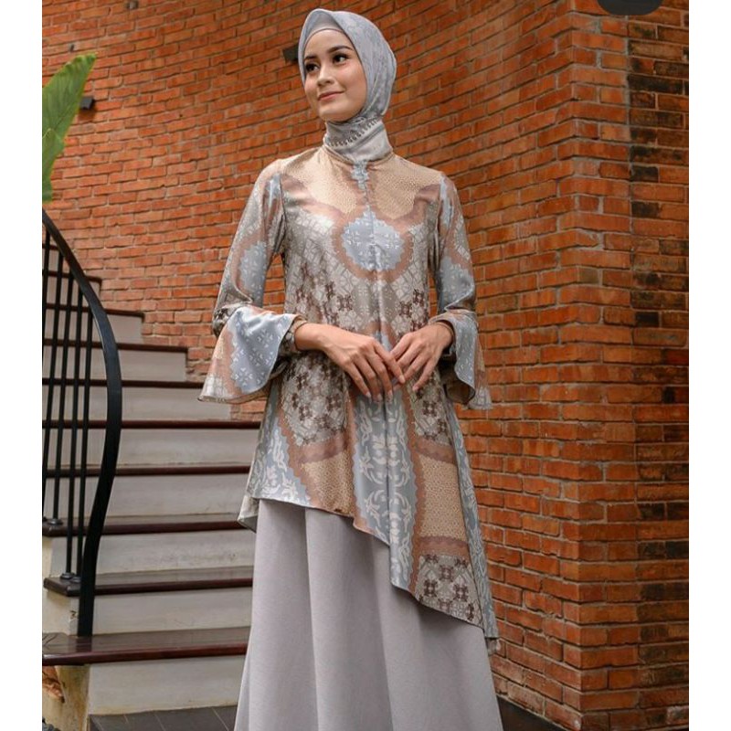 preloved anggrek tunik wearing klamby