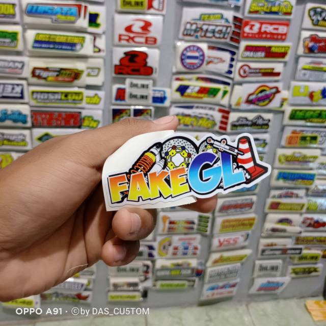 Sticker printing Fake GL
