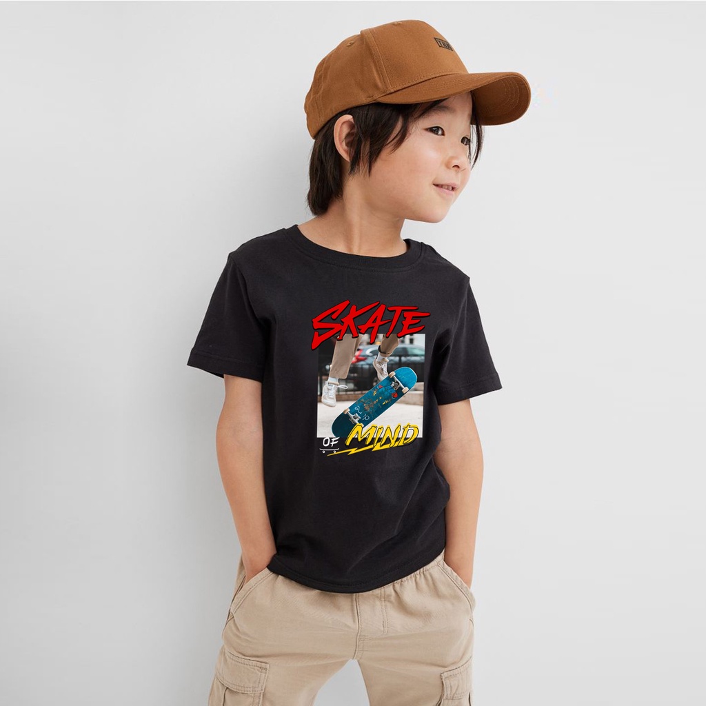 Baju Anak Laki-Laki Skater Bahan Katun Distro Usia 1 Tahun Sampai 12 Tahun Golden1978