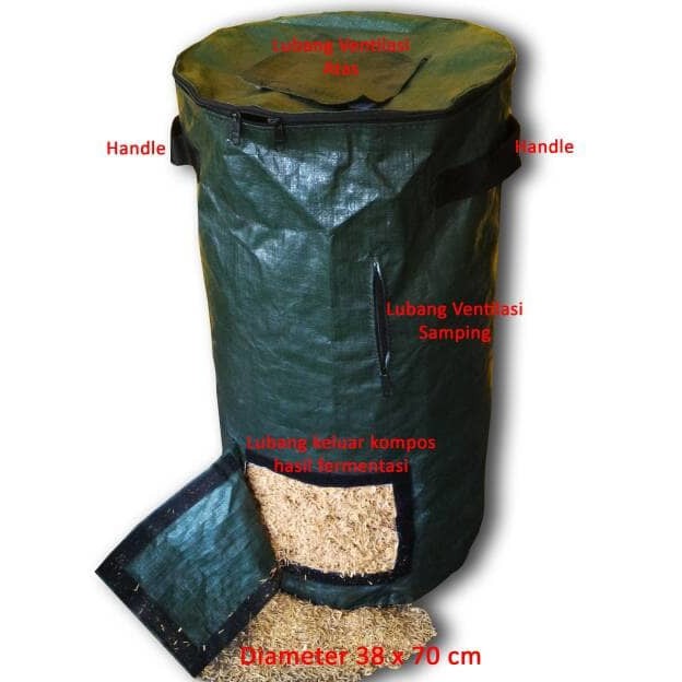 Compost Bag Tas Kompos Olah Limbah Daun Sampah Organik PLANTER BAG / planterbag compos