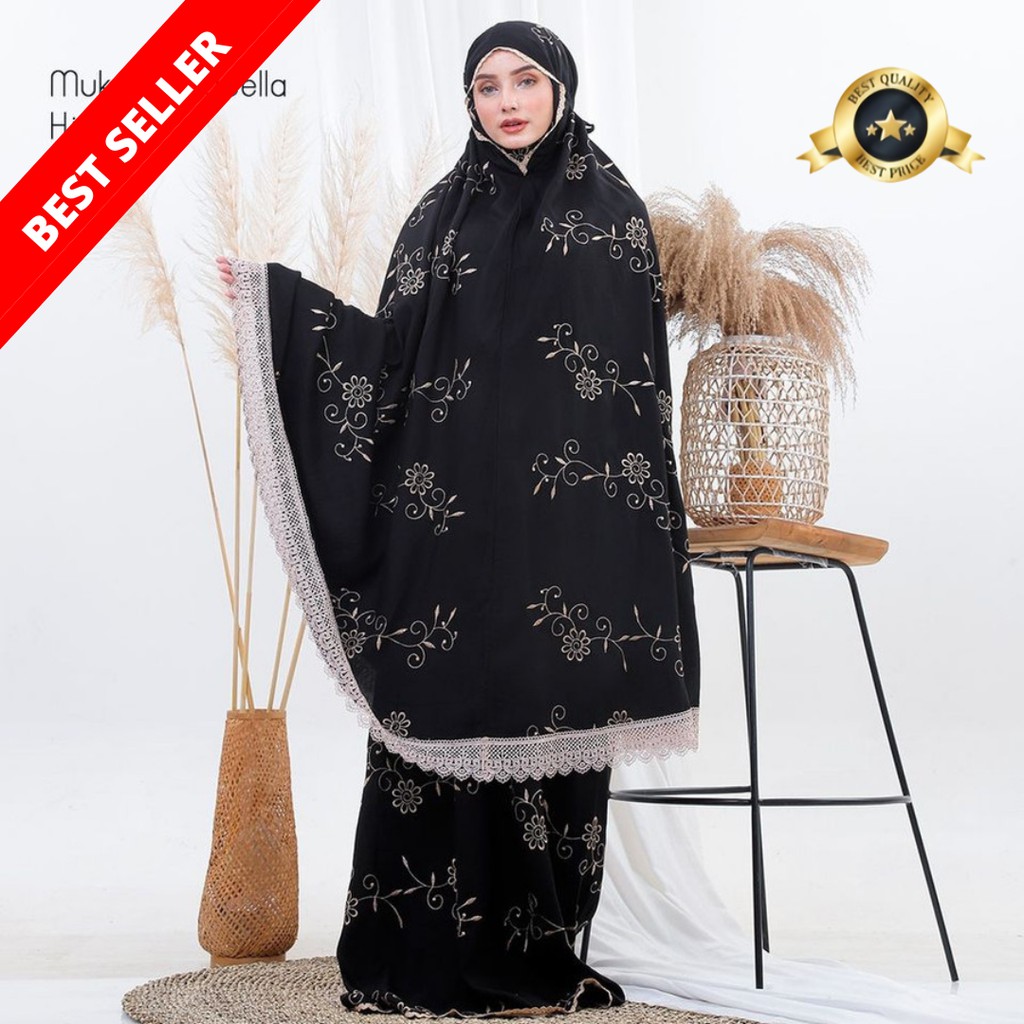 Mukena jumbo dewasa mukena murah Mukena terbaru 2022  bahan adem murah katun jumbo gracella