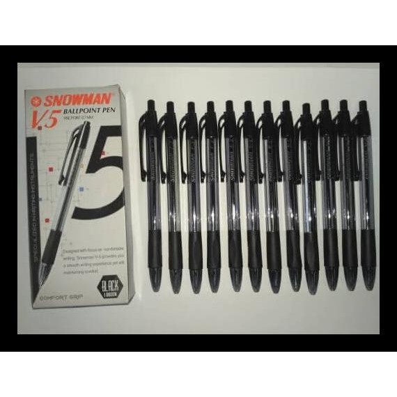 

Diskon Ballpoint Snowman V5 0,7 Hitam (Pack 12 Pcs) Terjamin