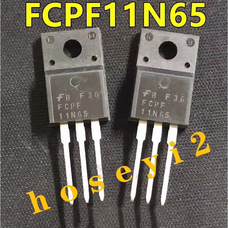 2pcs FCPF11N65 Sepatu Sneakers Tripole Efek Lapangan TO-220