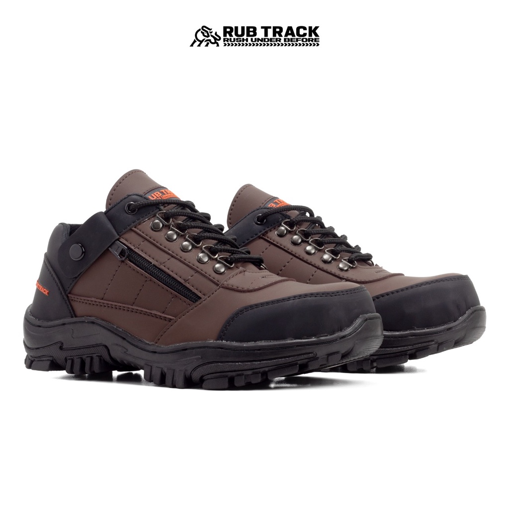 RUBTRACK - Sepatu Gunung Pria Safety Ujung Besi Rubtrack Sailo 39-43 Sepatu Outdoor Kerja Lapangan Touring Hiking Tracking