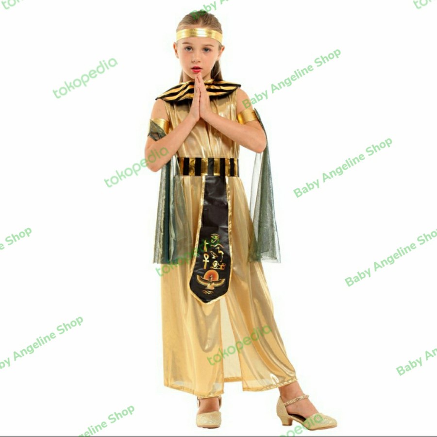 EGYPT princess CLEOPATRA costume toddler kostum anak ratu MESIR