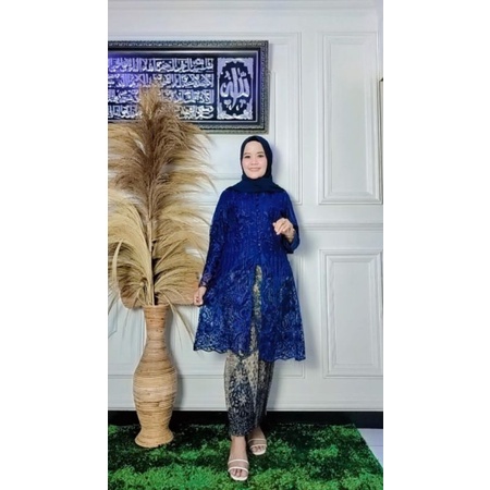 SET KEBAYA KANCING SERIBU / SET TUNIK BUSUI / KEBAYA PESTA / KEBAYA KURUNG / KEBAYA JUMBO WANITA / OUTFIT BAJU PESTA WANITA