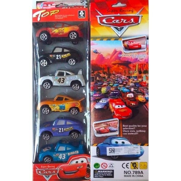 Mainan Anak Mobil McQueen Set isi 6 pcs - 5469K6