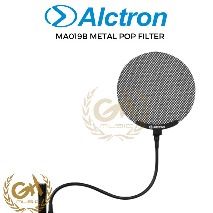 ALCTRON MA019B METAL POP FILTER FOR VOICE OVER VOCAL RECORDING PODCAST