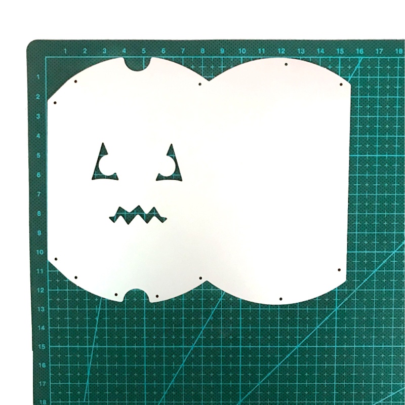 Cetakan Stensil Cutting Dies Motif Halloween Bahan Metal Untuk Scrapbook / Craft DIY