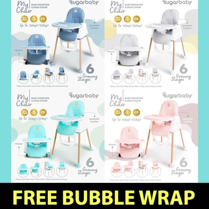 Sugar Baby My Chair Booster Seat & High Chair 6 Stage Kursi Makan Bayi