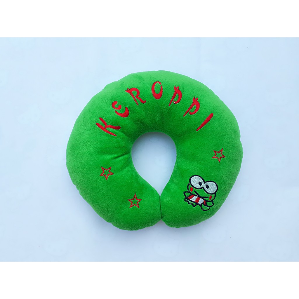 Bantal Leher / Bantal Mobil Keroppi