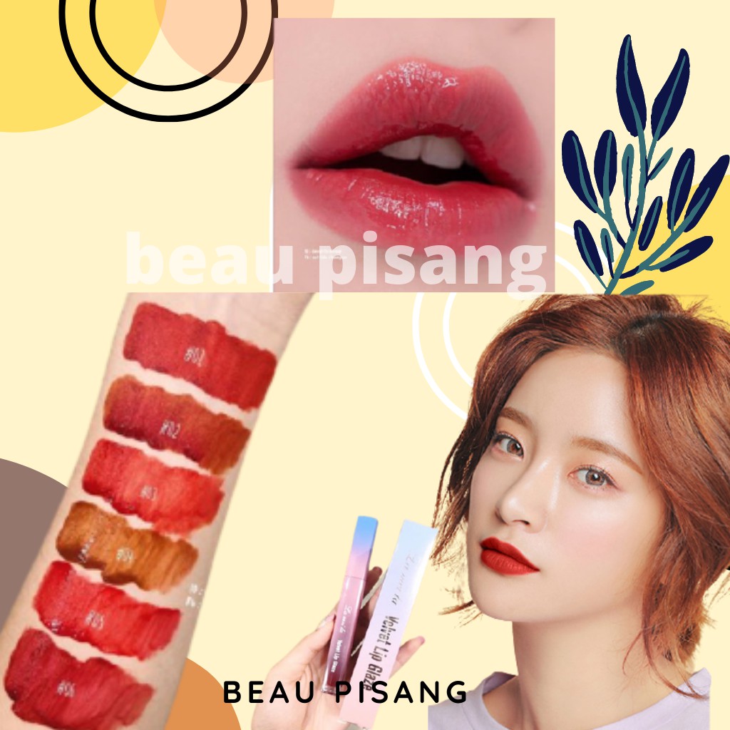 LIPSTIK LAMEILA VELVET LIP GLAZE Moisturizing Lameila Lip Tint