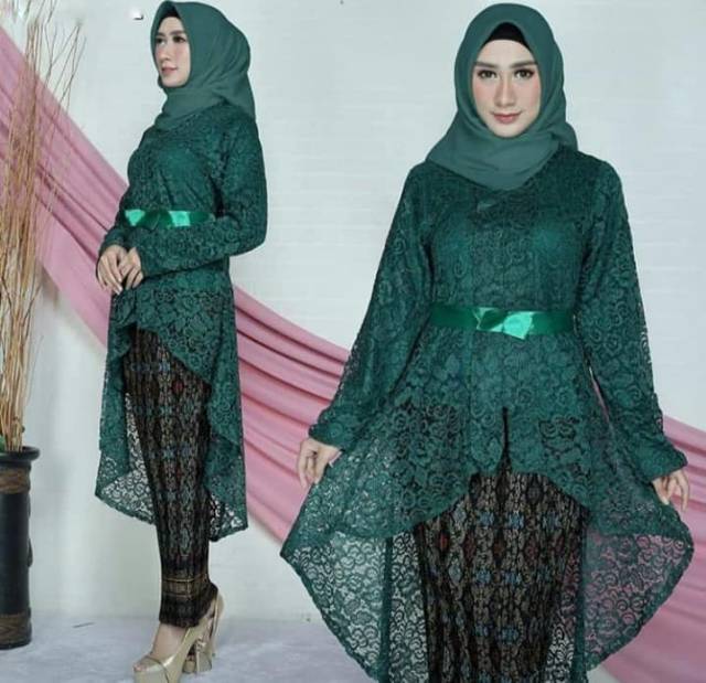 PRODUK ORIGINAL KEBAYA AURORA BRUKAT/KEBAYA PESTA/KEBAYA KEKINIAN