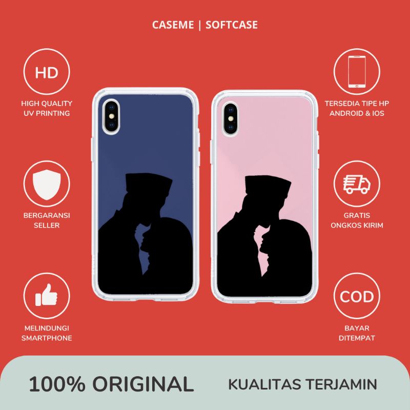 Custom Case Siluet Muslim Couple All Type Hp