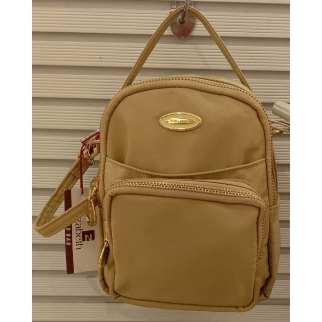 [COKLAT] TAS SELEMPANG MINI MERK ELIZABETH / TAS SELEMPANG ELIZABETH