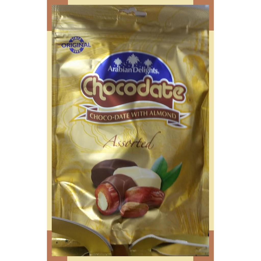 

Chocodate | Coklat arab | 90 gram | Arabian delight | product of UEA