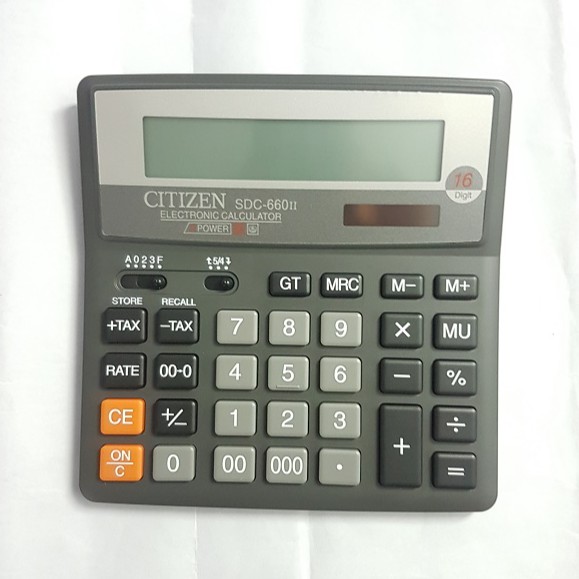 

KALKULATOR CITIZEN SDC660II