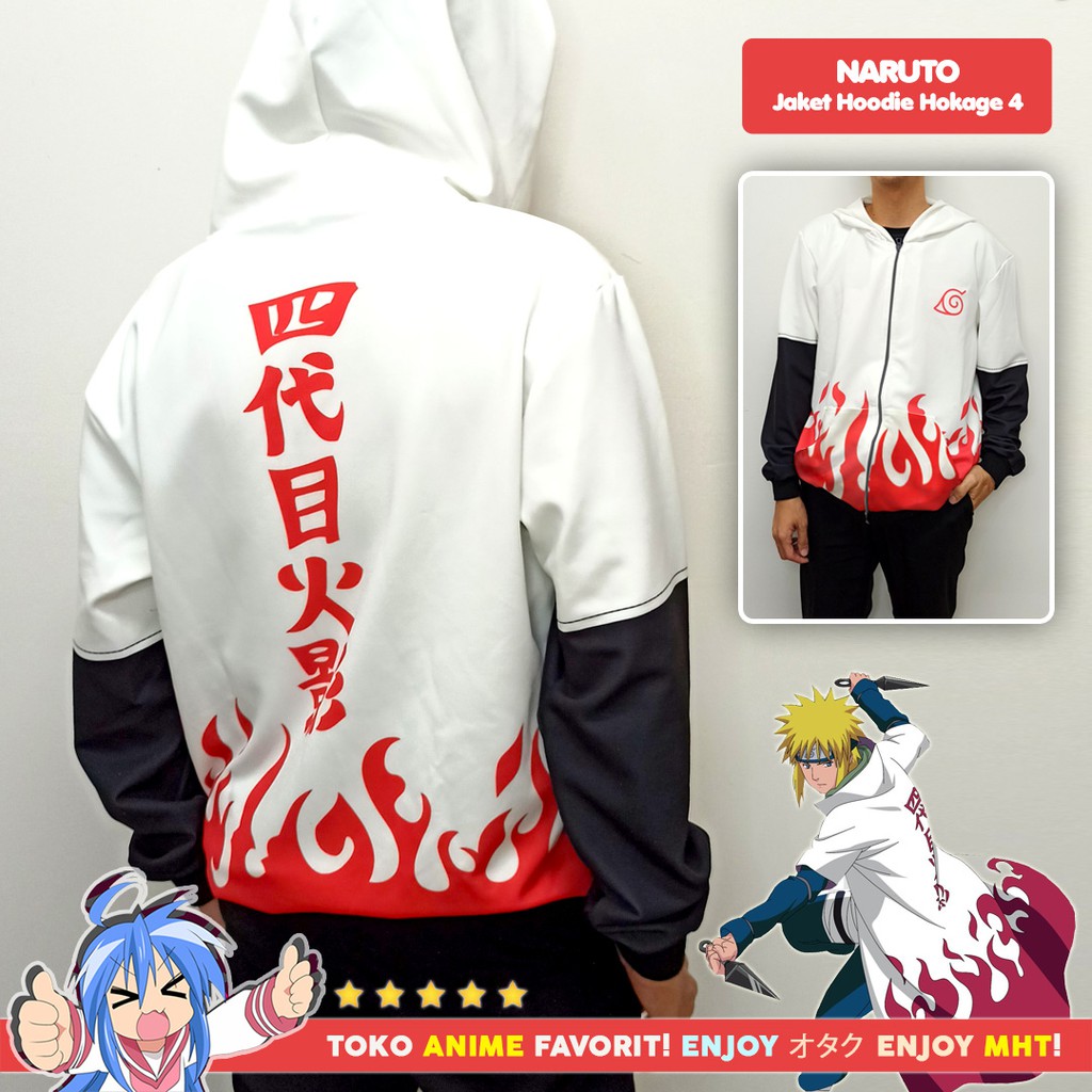 Jaket Anime Naruto Hokage 4 Minato - myhobbytown