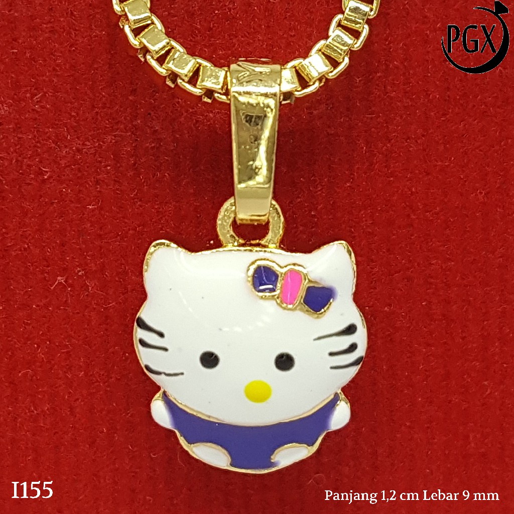 PGX Liontin Kalung Xuping Wanita Perhiasan Lapis Emas Aksesoris Fashion - I155