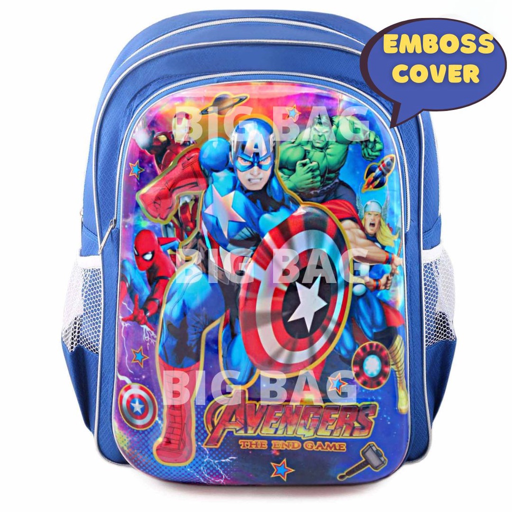 Tas Timbul - Tas Emboss Anak 4D HOLOGRAM HOLO CLARITY - Tas Anak Motif Timbul Ransel Sekolah Anak - Emboss 4D