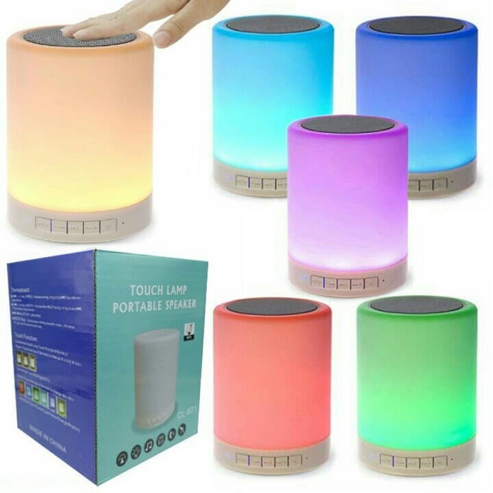 Smart Touch Lamp Portable Bluetooth Speaker CL-671 SPEAKER LAMPU