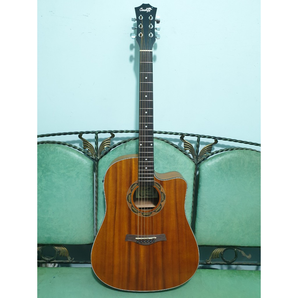 Gitar Akustik Elektrik Merk Cowboy Original Tipe GWC-240 NSK EQ TUNER Cowboy Murah Jakarta