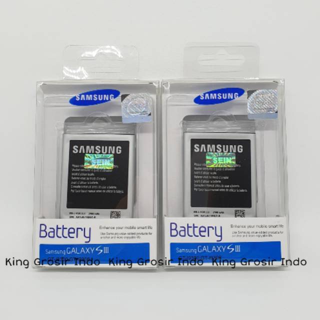 dc88 - Baterai Samsung Galaxy S3 I9300 Original 100% Battery Batre