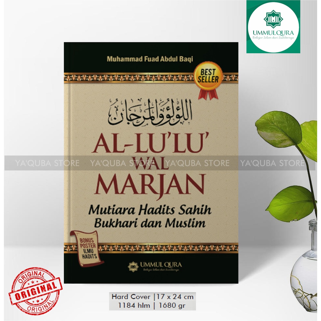 [ UMMUL QURA ] BUKU TERJEMAHAN AL-LU'LU' WAL MARJAN MUHAMMAD FUAD ABDUL BAQI