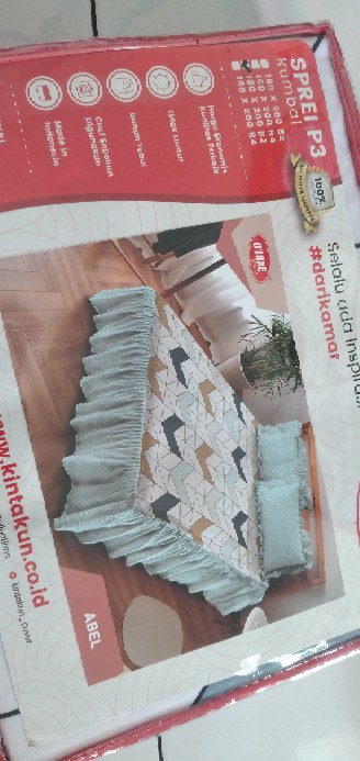 Kintakun Sprei Rumbai 180x200 Motif Eva Abel Albany Fiji Hannah Arthur Chloe - King 180 Sp P3 Seprai