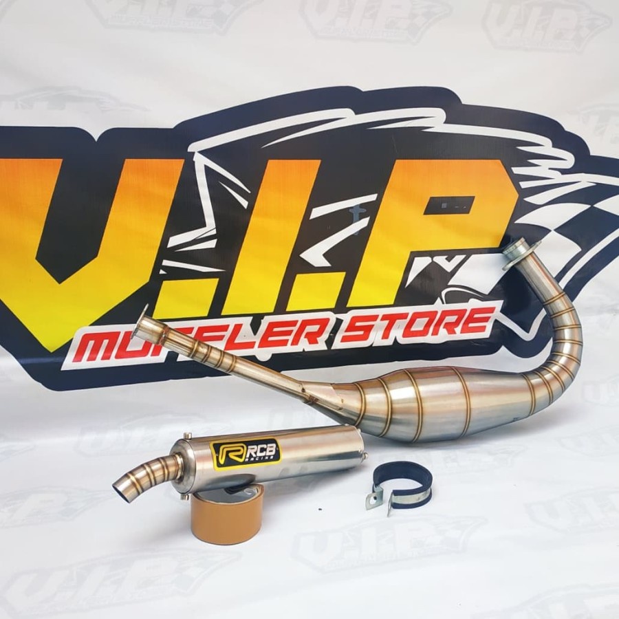 Jual Knalpot Motor RX KING Repsol RCB Full Stainless