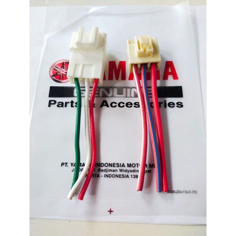 SOKET KABEL SET LAWAN SOKET SPULL AEROX 155 NMAX N MAX LEXI FREEGO KABEL 3 YAMAHA ORI