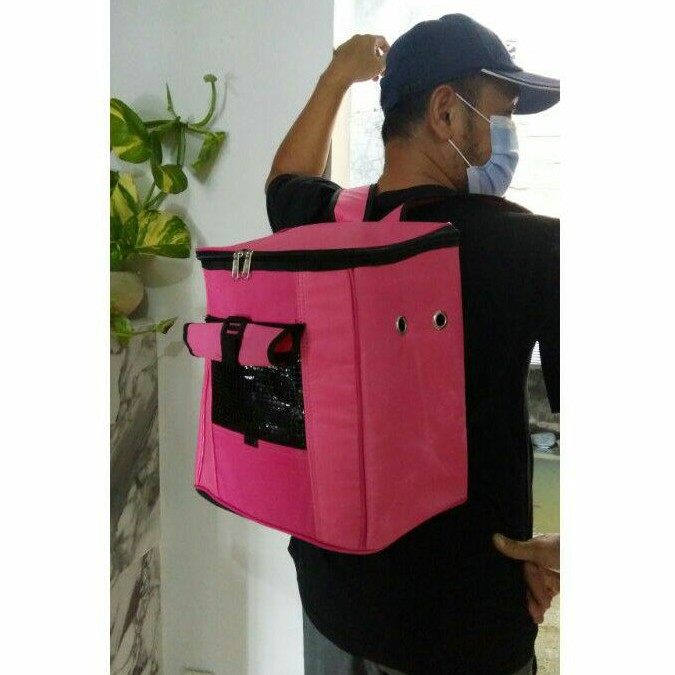 Tas Kucing MODEL RANSEL SIMPEL UKURAN KITTEN KECIL Tas Hewan/Tas Musang/Tas Reptil /Tas Kelinci Model Ransel KECIL UNTUK KUCING KECIL