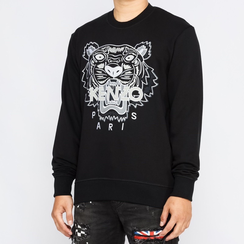 Ken. Crewneck Black/Silver