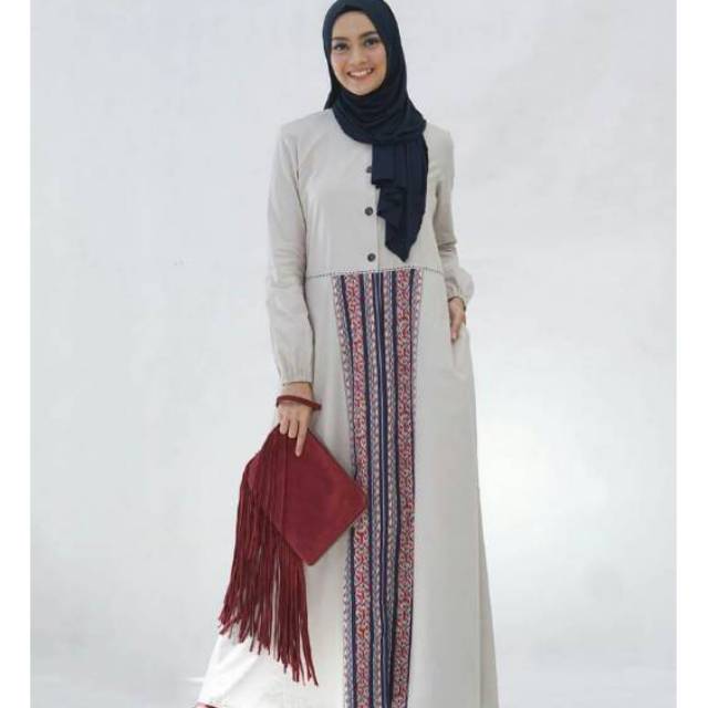 Abaya Sarimbit Salur tenun 2 by Dannis