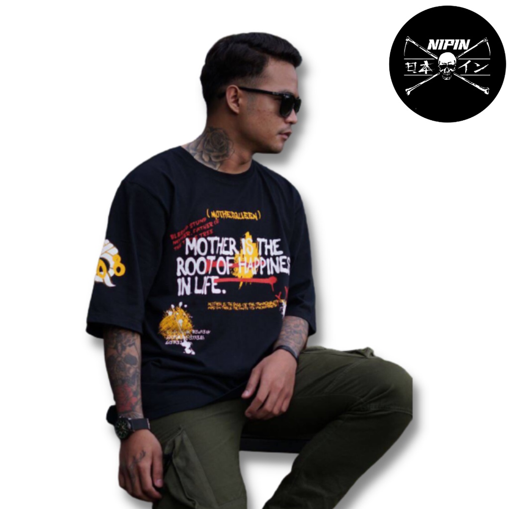 Promo Baju Distro Bigsize Wanita Kaos Casual Pria Slow Clothing Motherqueen308 Original Termurah Bis