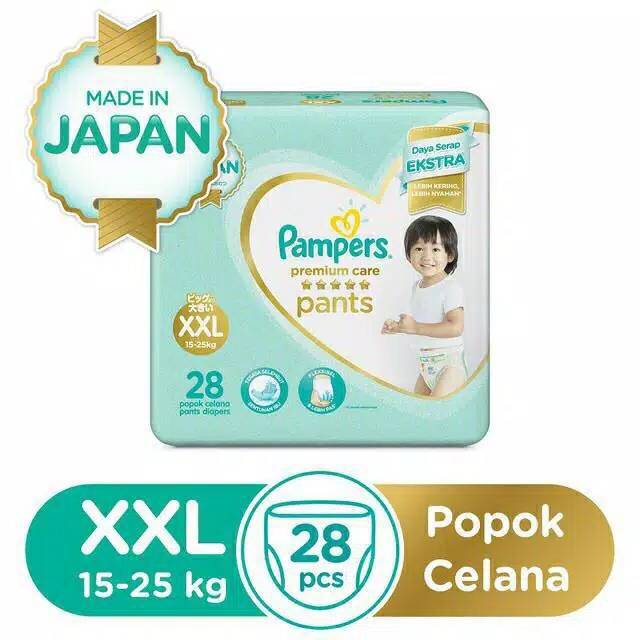 Pampers premium care actve baby pants XXL28 XXL 28
