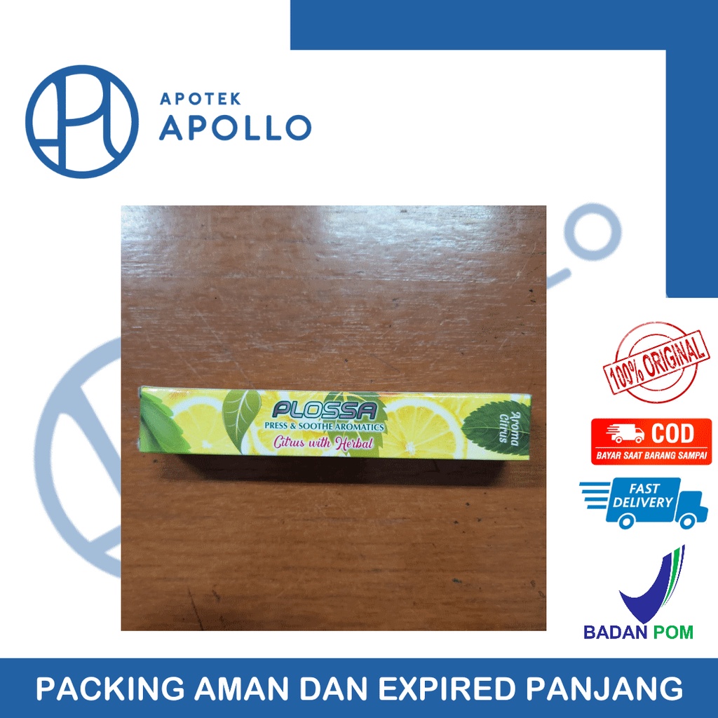 PLOSSA BESAR 10ML MINYAK ANGIN AROMATERAPHY BIRU HIJAU MERAH KUNING CITRUS HOT