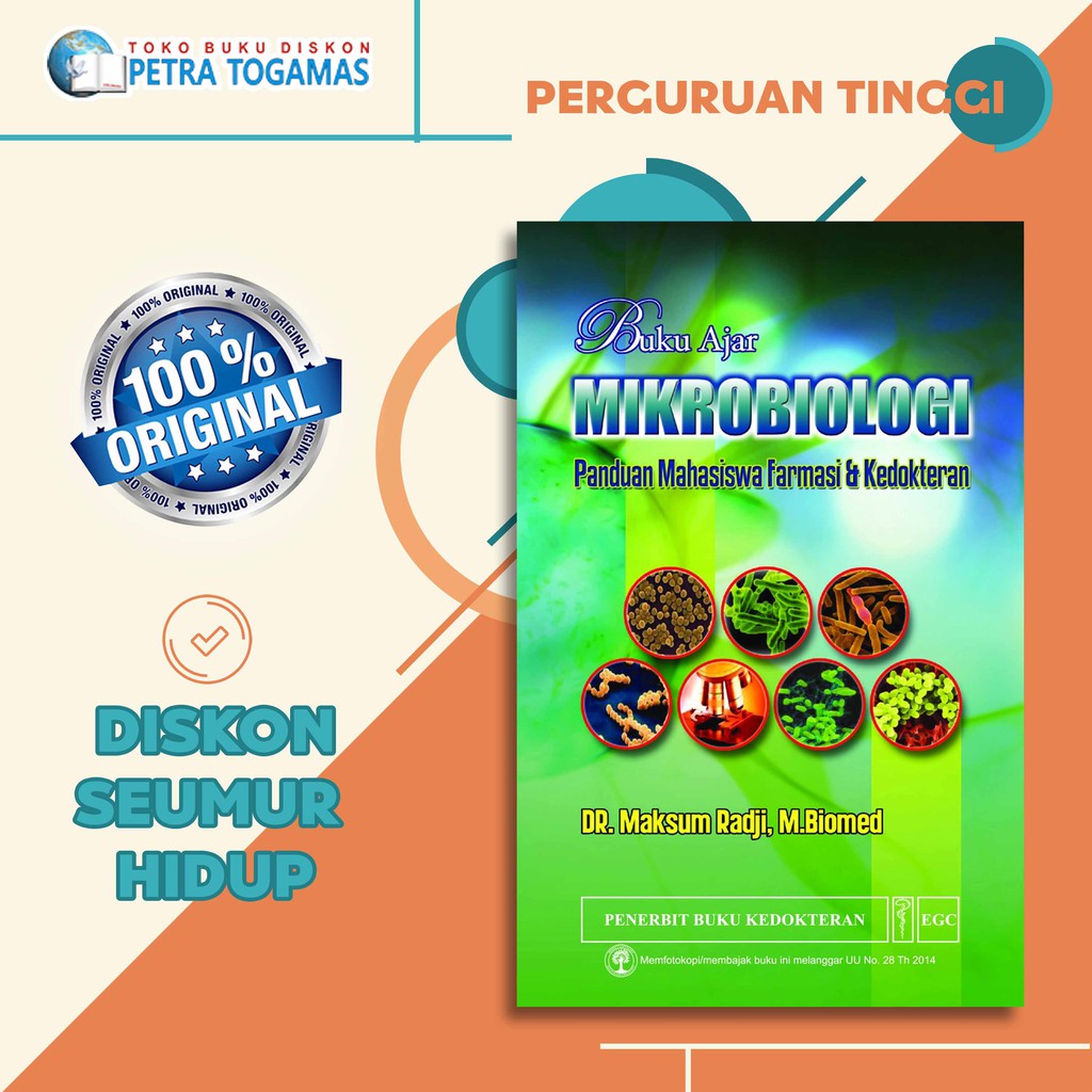 Jual BUKU AJAR MIKROBIOLOGI PANDUAN MAHASISWA FARMASI & KEDOKTERAN ...