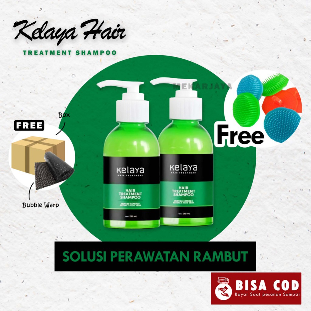 SHAMPOO Kelaya Hair Treatment sampo untuk RAMBUT RONTOK DAN KEBOTAKAN SAMPO KELAYA