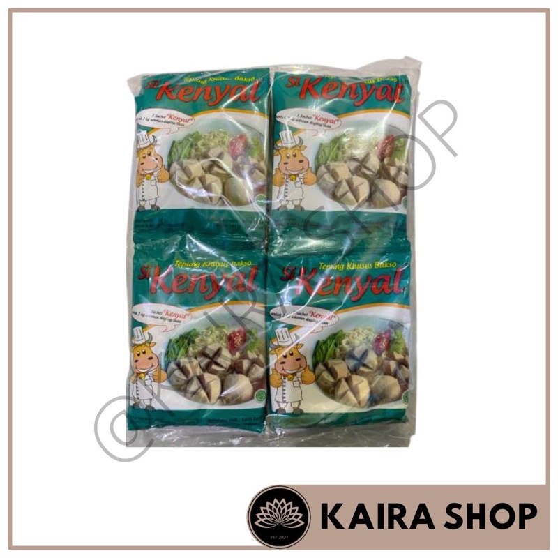 

Tepung Pengenyal Bakso Si Kenyal 32gr 1Pack isi 20pcs