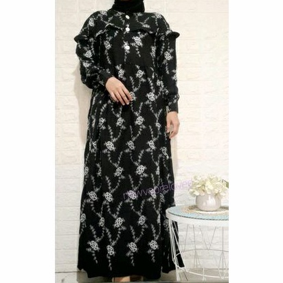 NEW GAMIS BORDIR KOREA REMPEL by ZHAFIRA STYLE