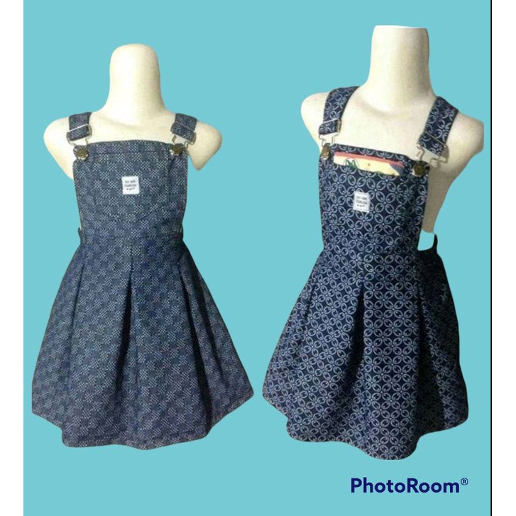 DRESS OSHKOSH OVERALL ROK LEVIS ANAK PEREMPUAN 2-4 TAHUN