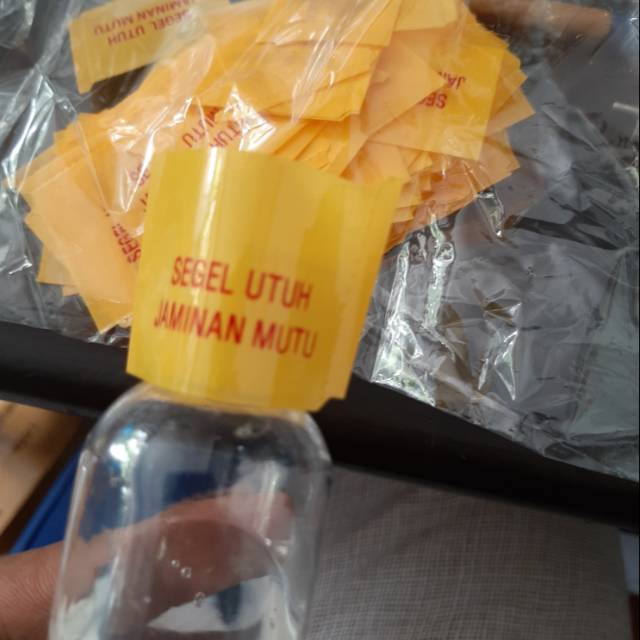 

Plastik segel jaminan mutu kuning isi 200 lembar