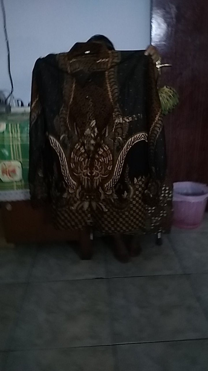 Kemeja Batik Pria Jumbo 4l-5l Atasan Baju Hem Pria Batik Big Size Lengan Panjang Ndr-ck